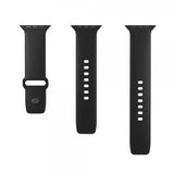 Puro Apple Watch 44/45/46mm/Apple Watch Ultra Armbånd ICON Silicone Band Svart