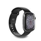 Puro Apple Watch 44/45/46mm/Apple Watch Ultra Armbånd ICON Silicone Band Svart