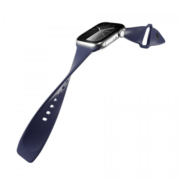 Puro Apple Watch 44/45/46/Ultra 49mm Armbånd Icon Crown Blue