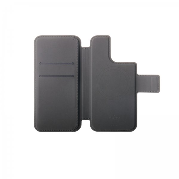 Puro iPhone 13 Pro/iPhone 14 Pro Etui MagSafe Folio Svart