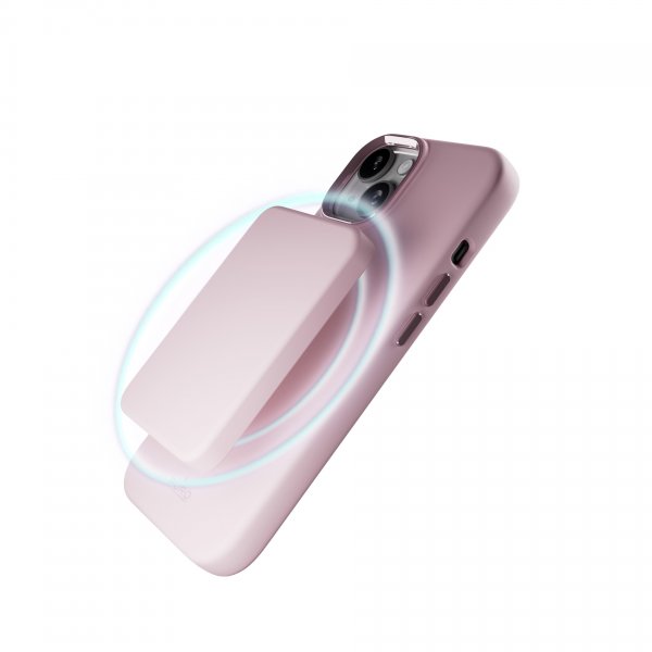 Puro iPhone 15 Plus Deksel ICON Mag Pro Rosa