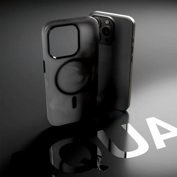 Puro iPhone 15 Pro Deksel Aqua Svart