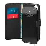Puro iPhone 16 Etui Wallet Stand Svart