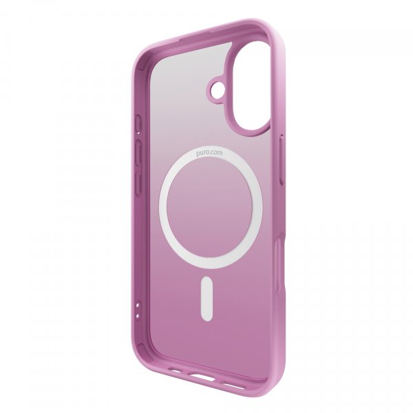 Puro iPhone 16 Deksel Gradient Rosa