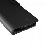 Puro iPhone 16 Plus Etui Wallet Stand Svart