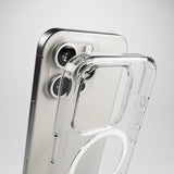 Puro iPhone 16 Pro Deksel Impact Clear D3O MagSafe Transparent