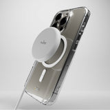 Puro iPhone 16 Pro Deksel Impact Clear D3O MagSafe Transparent