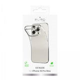 Puro iPhone 16 Pro Max Deksel Nude Transparent