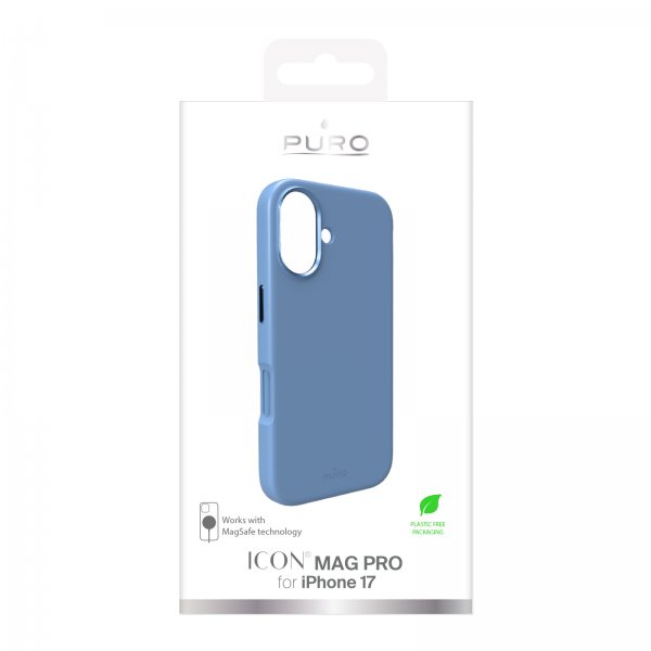 Puro iPhone 17 Deksel ICON Mag Pro Ice Blue