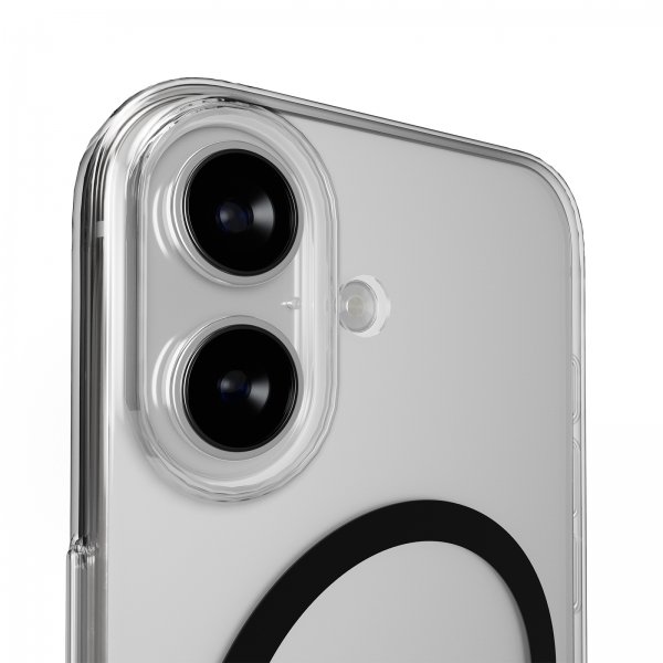 Puro iPhone 17 Deksel Lite Mag Transparent Svart