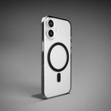 Puro iPhone 17 Deksel Lite Mag Transparent Svart