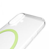 Puro iPhone 17 Deksel Lite Mag Transparent Grønn