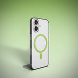 Puro iPhone 17 Deksel Lite Mag Transparent Grønn