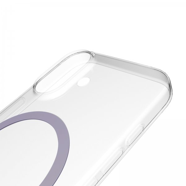 Puro iPhone 17 Deksel Lite Mag Transparent Lavendel