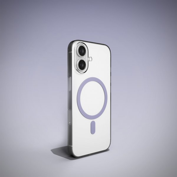 Puro iPhone 17 Deksel Lite Mag Transparent Lavendel