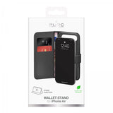 Puro iPhone Air Etui Wallet Stand Svart