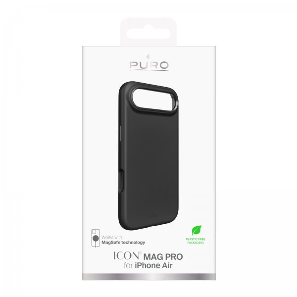Puro iPhone Air Deksel ICON Mag Pro Svart