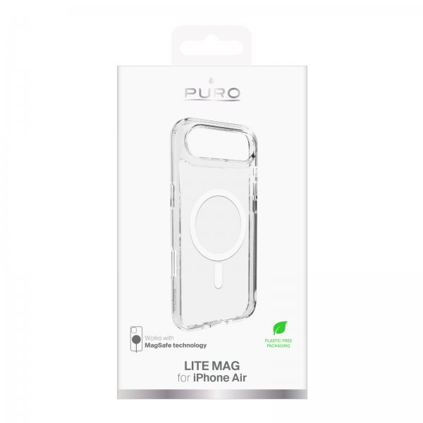 Puro iPhone Air Deksel Lite Mag Transparent