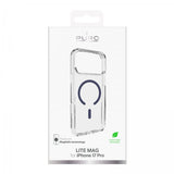 Puro iPhone 17 Pro Deksel Lite Mag Transparent Blå