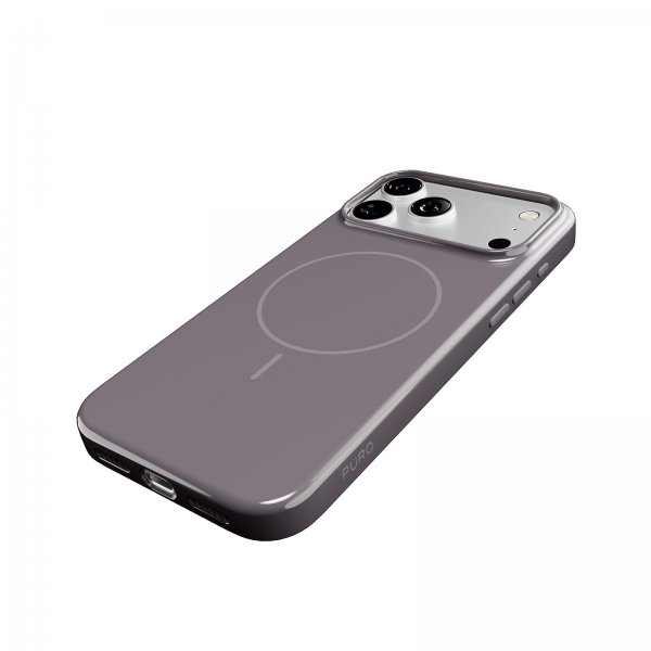 Puro iPhone 17 Pro Deksel Pulse MagSafe Lysegrå