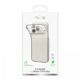 Puro iPhone 17 Pro Max Deksel Nude Transparent