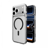 Puro iPhone 17 Pro Max Deksel Lite Mag Transparent Svart
