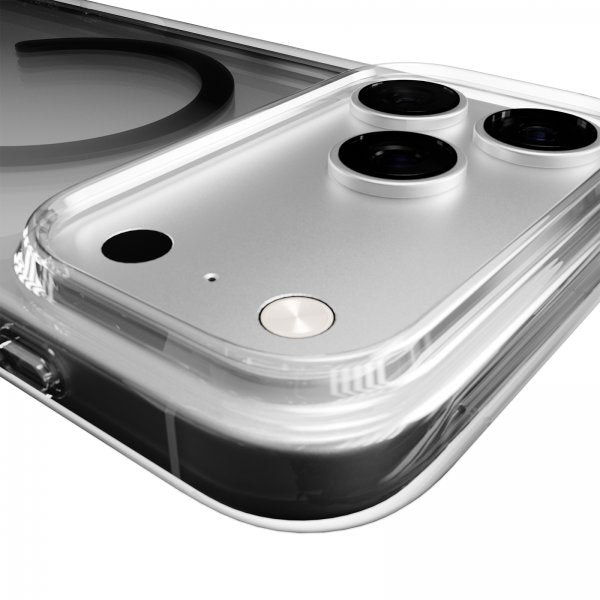 Puro iPhone 17 Pro Max Deksel Lite Mag Transparent Svart