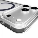 Puro iPhone 17 Pro Max Deksel Lite Mag Transparent Blå