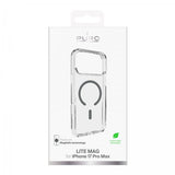 Puro iPhone 17 Pro Max Deksel Lite Mag Transparent Grå