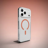 Puro iPhone 17 Pro Max Deksel Lite Mag Transparent Oransje