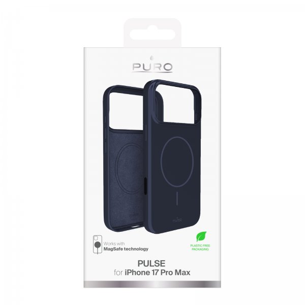 Puro iPhone 17 Pro Max Deksel Pulse MagSafe Crown Blue