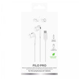 Puro Kablede Hodetelefoner Filo Pro USB-C Hvit