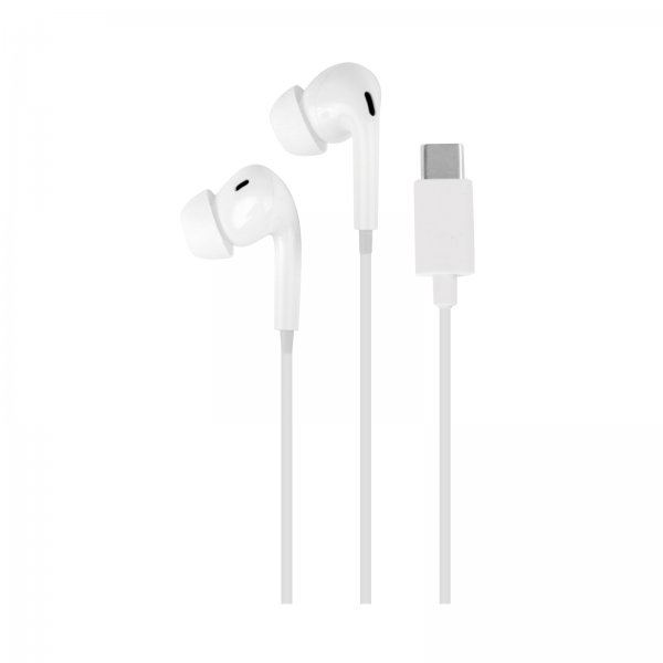 Puro Kablede Hodetelefoner Filo Pro USB-C Hvit