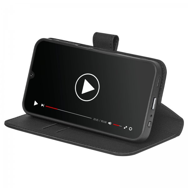 Puro Samsung Galaxy A55 Etui Wallet Stand Svart