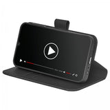 Puro Samsung Galaxy A55 Etui Wallet Stand Svart