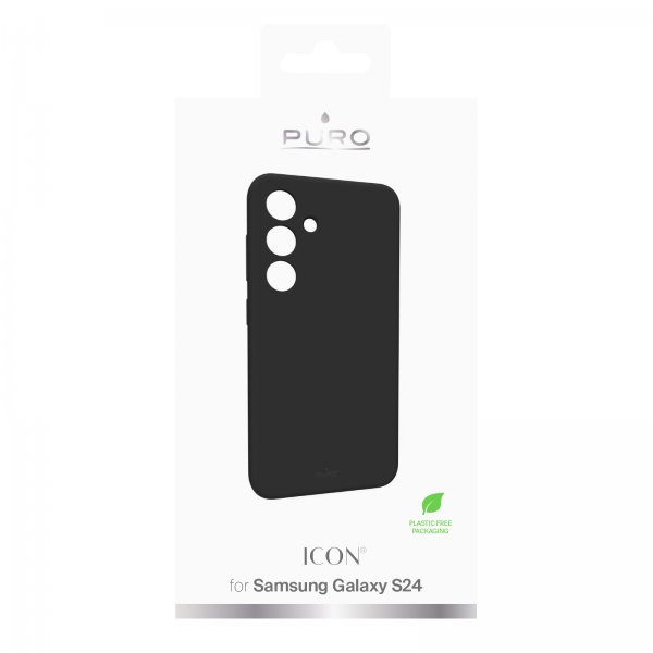 Puro Samsung Galaxy S24 Deksel Icon Svart