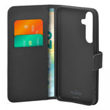 Puro Samsung Galaxy S24 Plus Etui Wallet Stand Svart