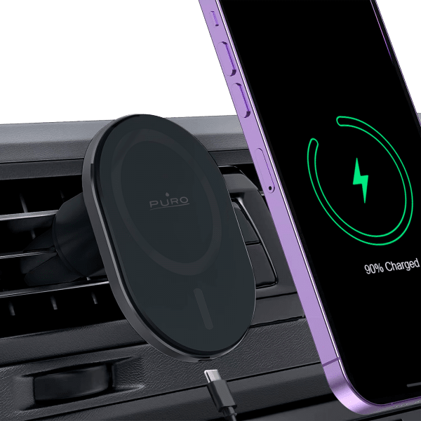 Puro Mobilholder til bil Mag Pro 15W MagSafe Svart