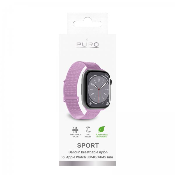 Puro Apple Watch 38/40/41/42mm Armbånd Sport Strap Coraltastic