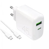 Puro Lader med Kabel ProLite Kit USB-C 45W 1.2m Hvit