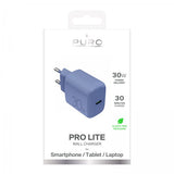 Puro Lader Pro Lite 30W USB-C Lyseblå