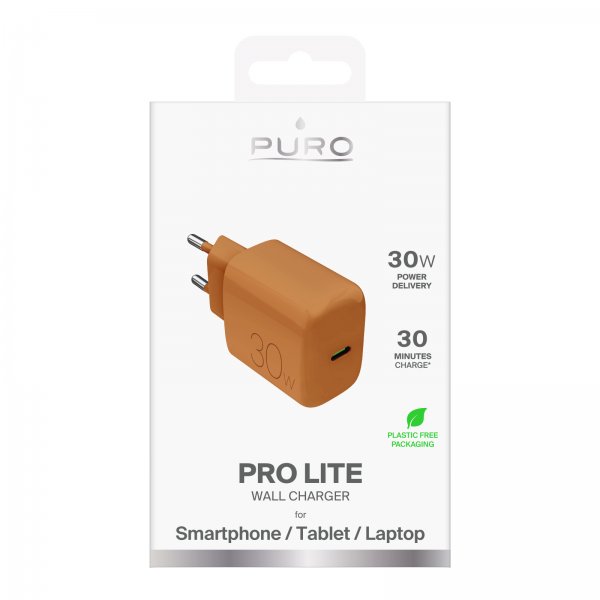 Puro Lader Pro Lite 30W USB-C Oransje