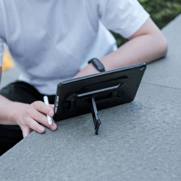 Armor-X Lenovo Tab M8 (4th gen) TB300 Deksel Shockproof Case Kickstand Hand Strap X-Mount
