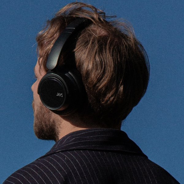 Jays Hodetelefoner q-Nine ANC Trådlös Svart