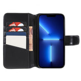Nordic Covers iPhone 14 Pro Etui Essential Leather Raven Black