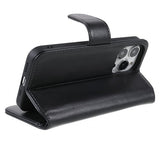 Nordic Covers iPhone 14 Pro Etui Essential Leather Raven Black