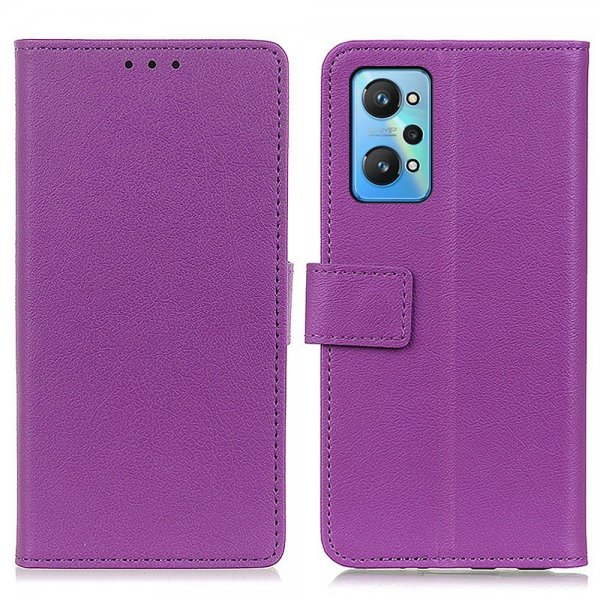 Realme GT Neo 2 Etui Litchi Lilla