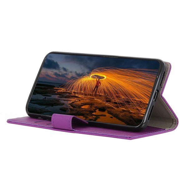 Realme GT Neo 2 Etui Litchi Lilla
