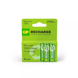 GP Recharge AA Battery 2100mAh 4-pack
