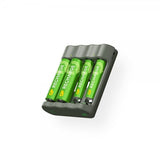 GP Recharge Battery charger with AA and AAA Batteries